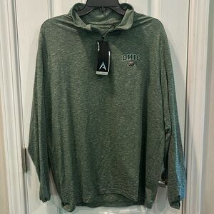 Men’s Ohio University stretchy quarter zip pullover